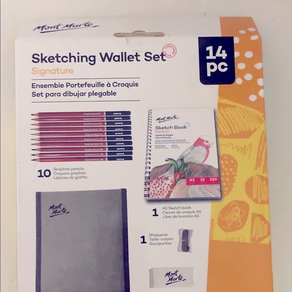 MontMarte 14pc Sketching Wallet Set - Picture 6 of 7